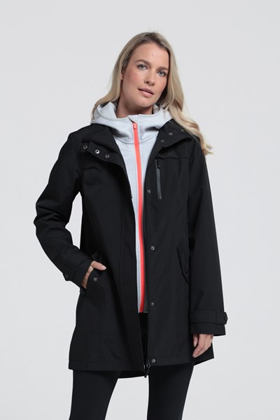 Portland Womens Waterproof Jacket - Black