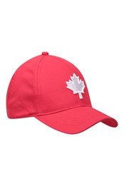 Canada Maple Leaf Kids Baseball Cap Red