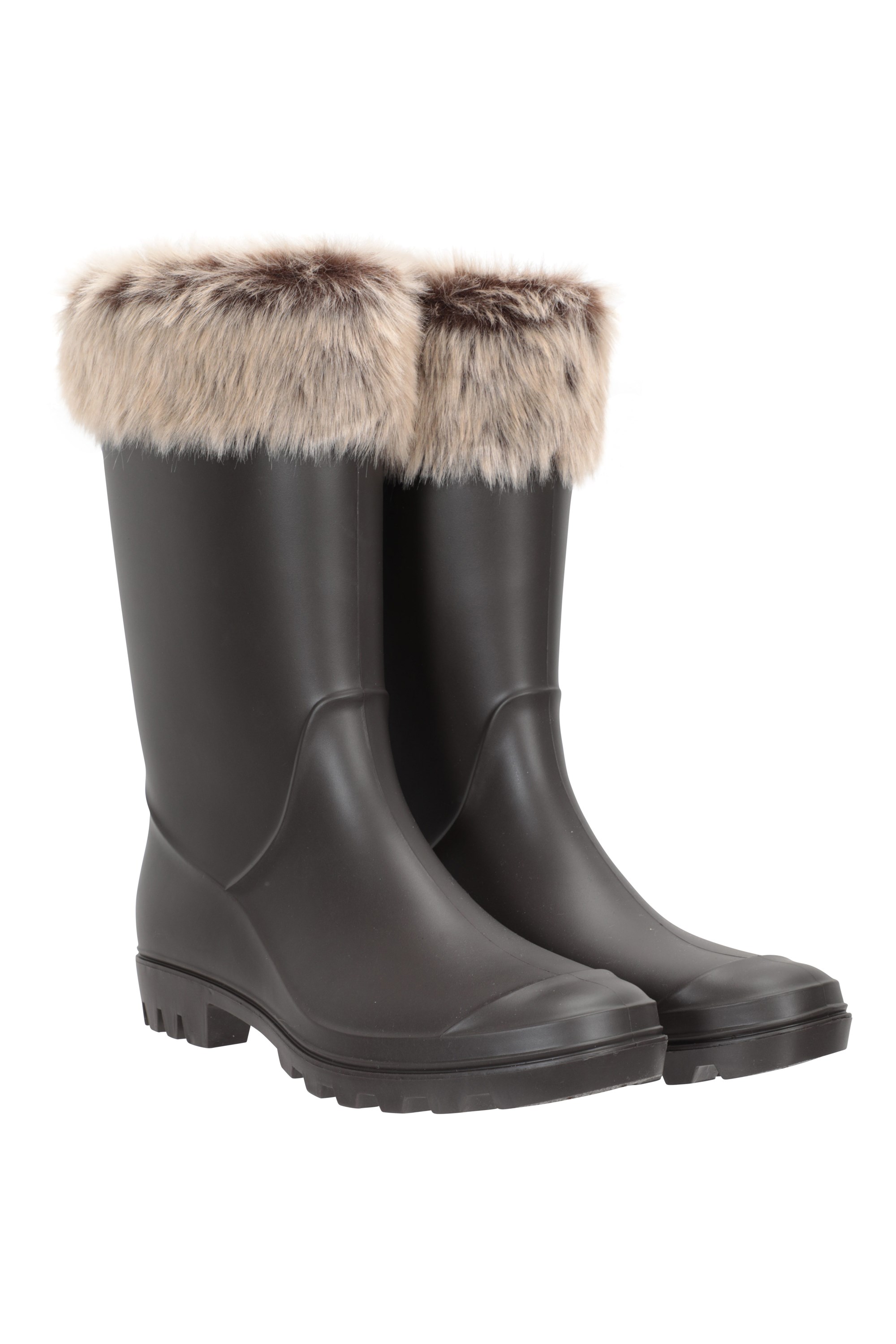 Fur Lined Womens Wellies | Mountain 