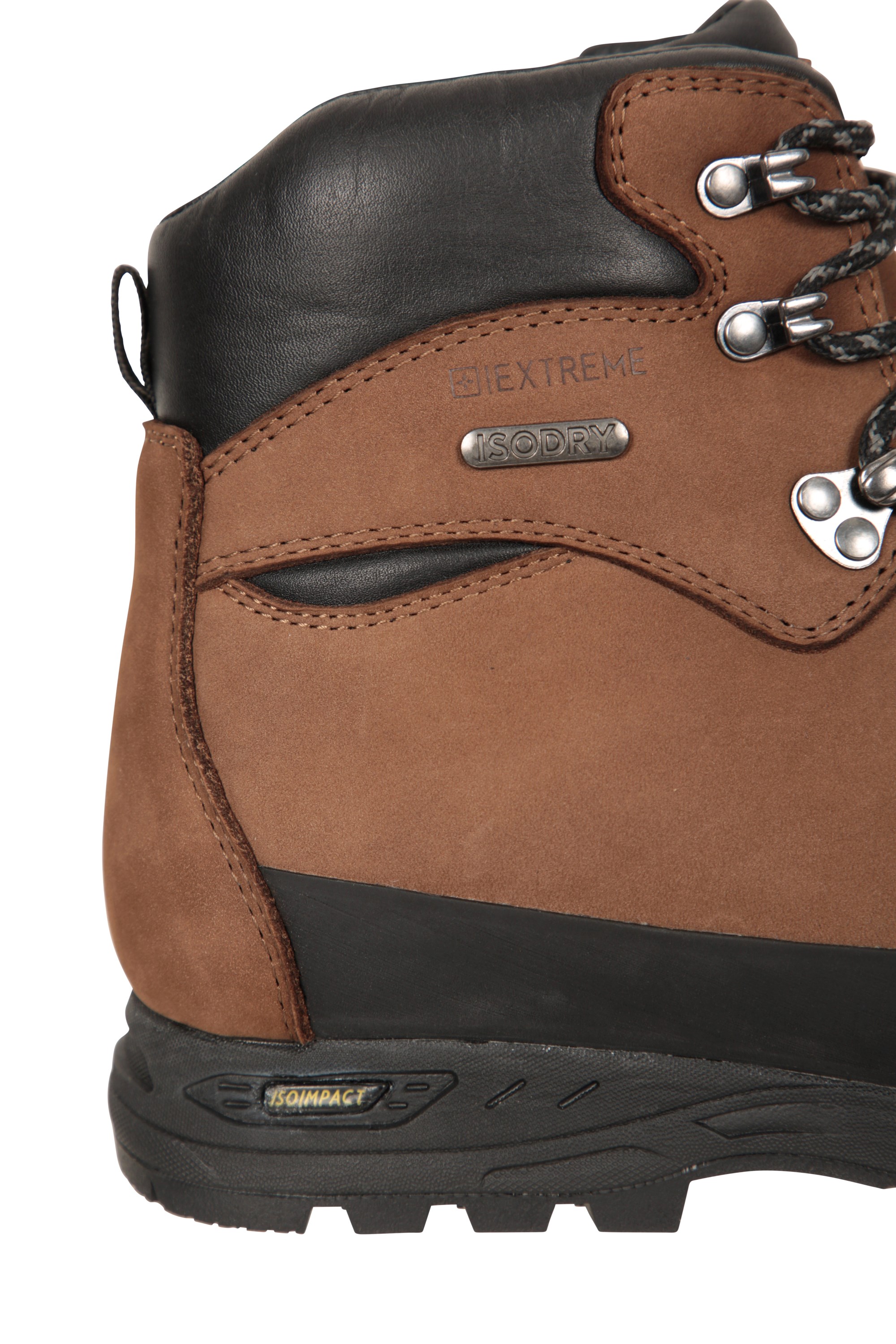 Quest Mens IsoGrip Leather Waterproof Hiking Boots Mountain Warehouse GB
