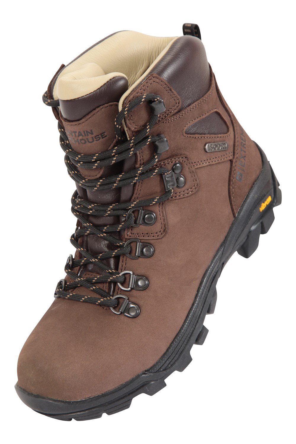 Mountain Warehouse Mens Odyssey Vibram Boots Male Water Repellent ...