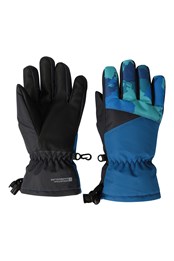 Extreme Kids Waterproof Ski Gloves Blue