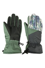 Extreme Kids Waterproof Ski Gloves Charcoal