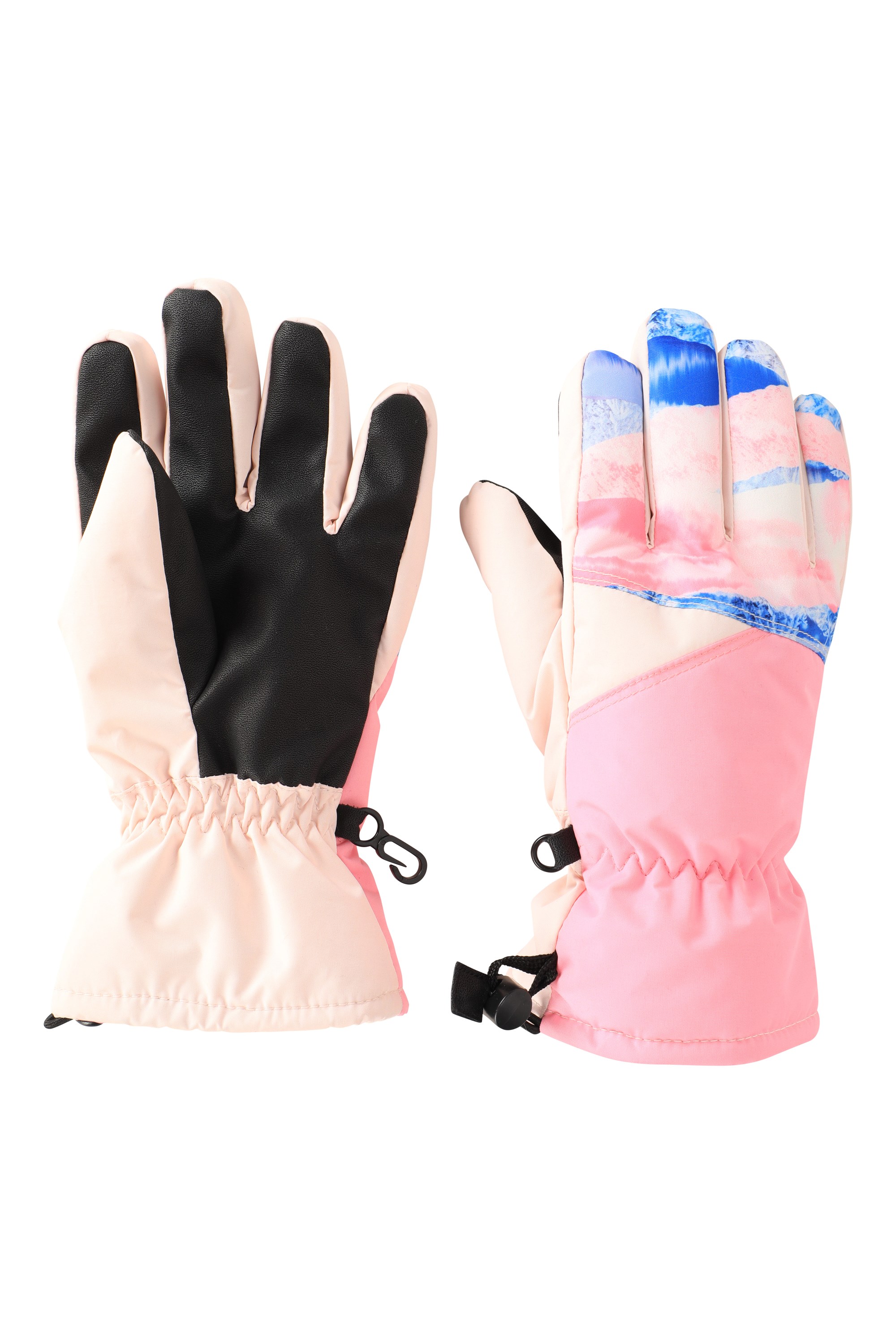 Extreme — wodoodporne rękawice narciarskie dziecięce - Pink