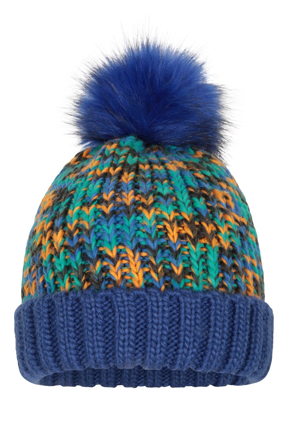 Mountain Warehouse Fluff Bomb Kids Beanie Girls Lightweight Knitted Winter Hat - Picture 20 of 32