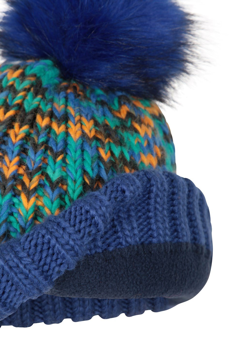 Mountain Warehouse Fluff Bomb Kids Beanie Girls Lightweight Knitted Winter Hat - Picture 23 of 32