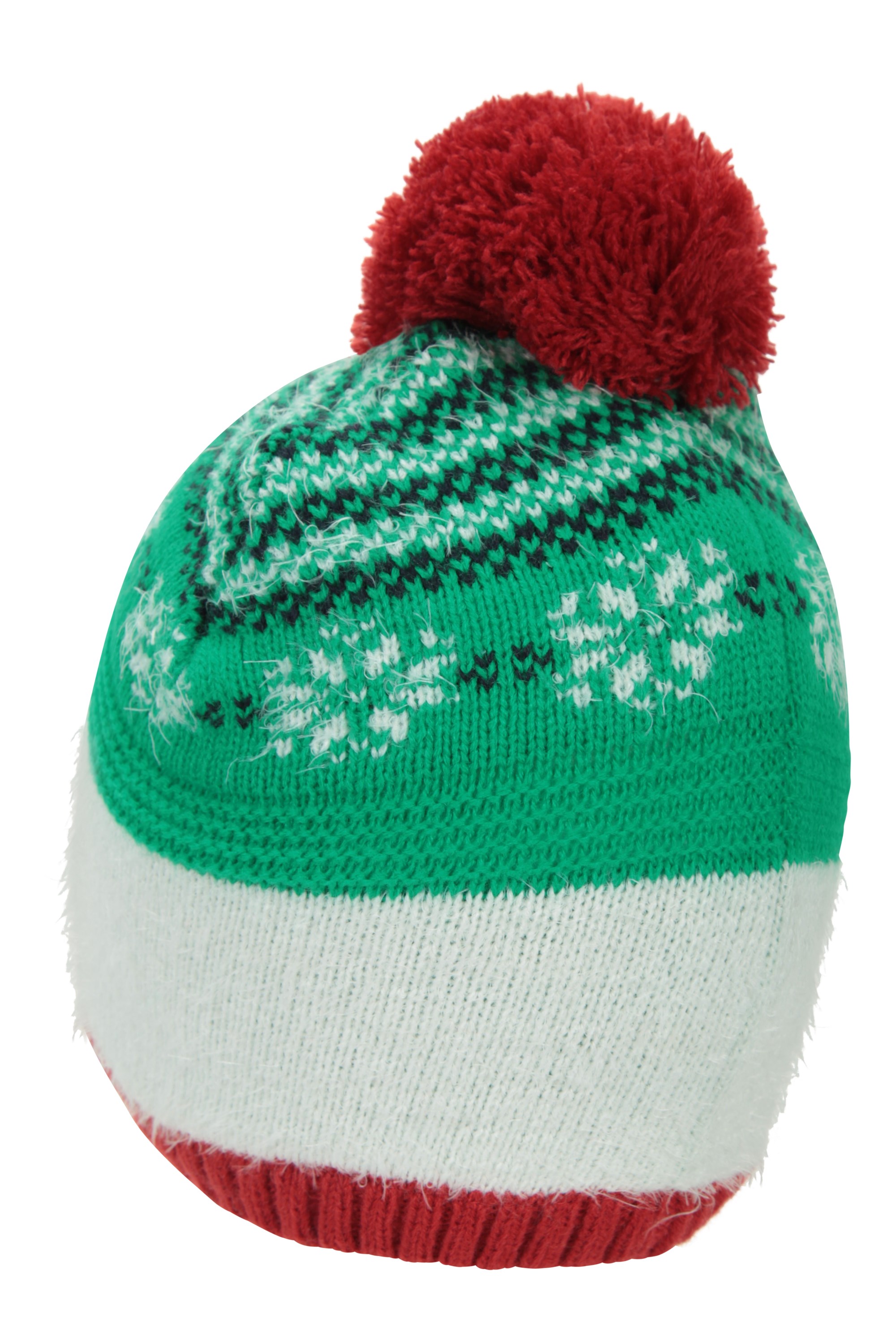 Mountain Warehouse Mountain Warehouse Kids Christmas Beanie Fleece Knitted Warm Everyday Cosy Hat 