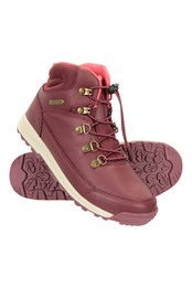 Redwood - wodoodporne buty dziecięce Czerwień burgundzka