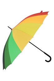 Großer Regenbogenfarben Regenschirm