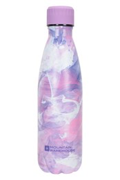 Printed Double-Walled Bottle - 480ml Purple