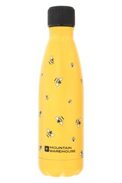Printed Double-Walled Water Bottle - 480ml Yellow
