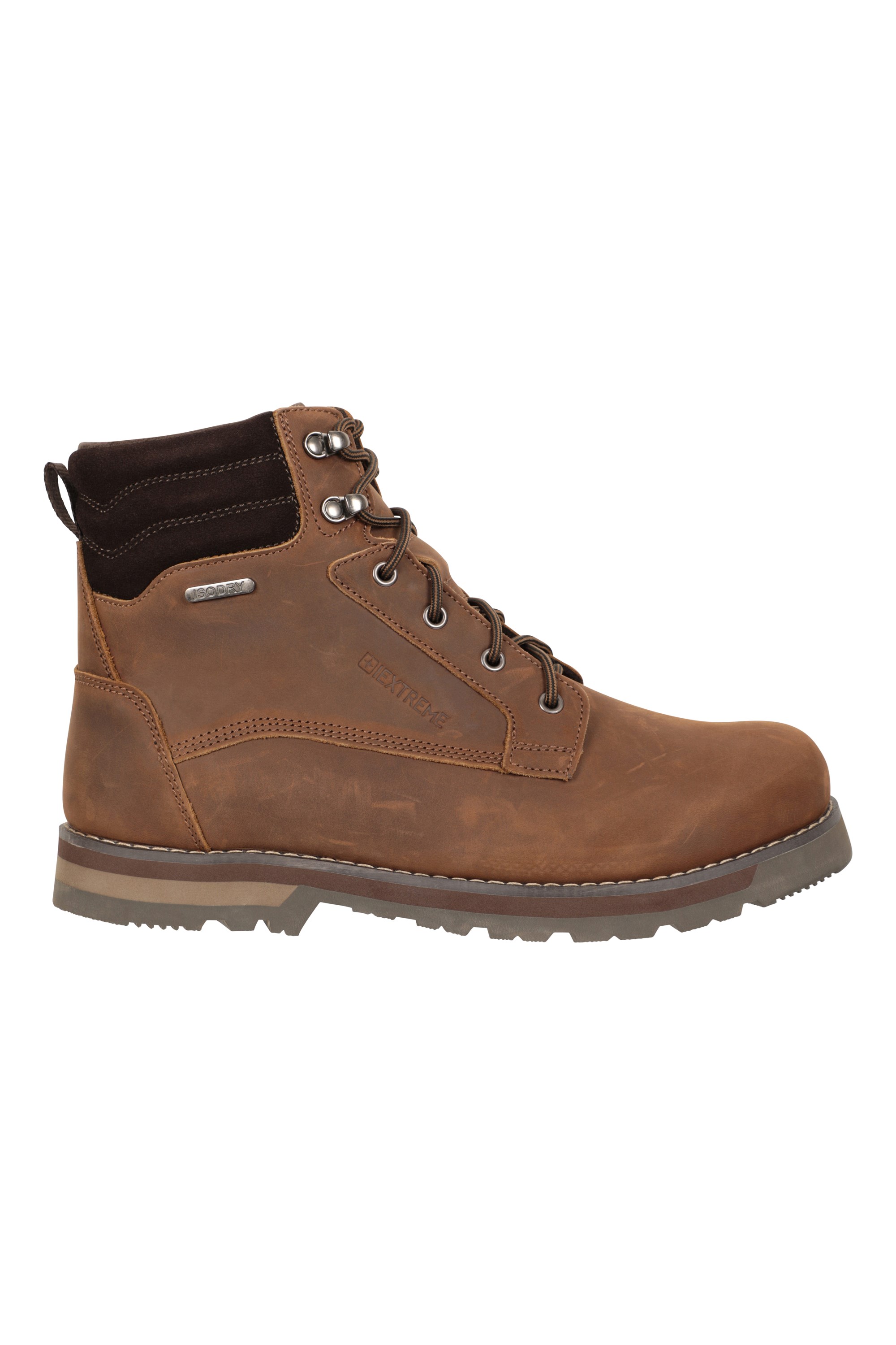 Mountain Warehouse Mens Makalu Extreme Waterproof Leather Boots Male Lined Shoes