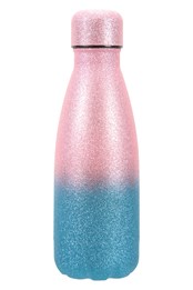 Glitter Ombre Doppelwandige Trinkflasche - 350ml