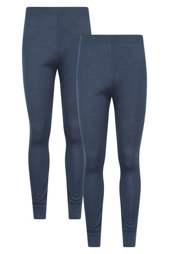 Talus Mens Base Layer Pants Multipack Navy