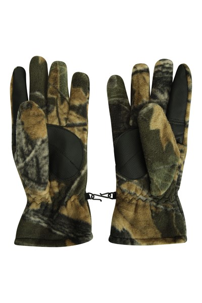 Camo Thinsulate Mens Gloves - Green