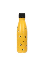 Printed Double Walled Bumble Bee Water Bottle - 480ml