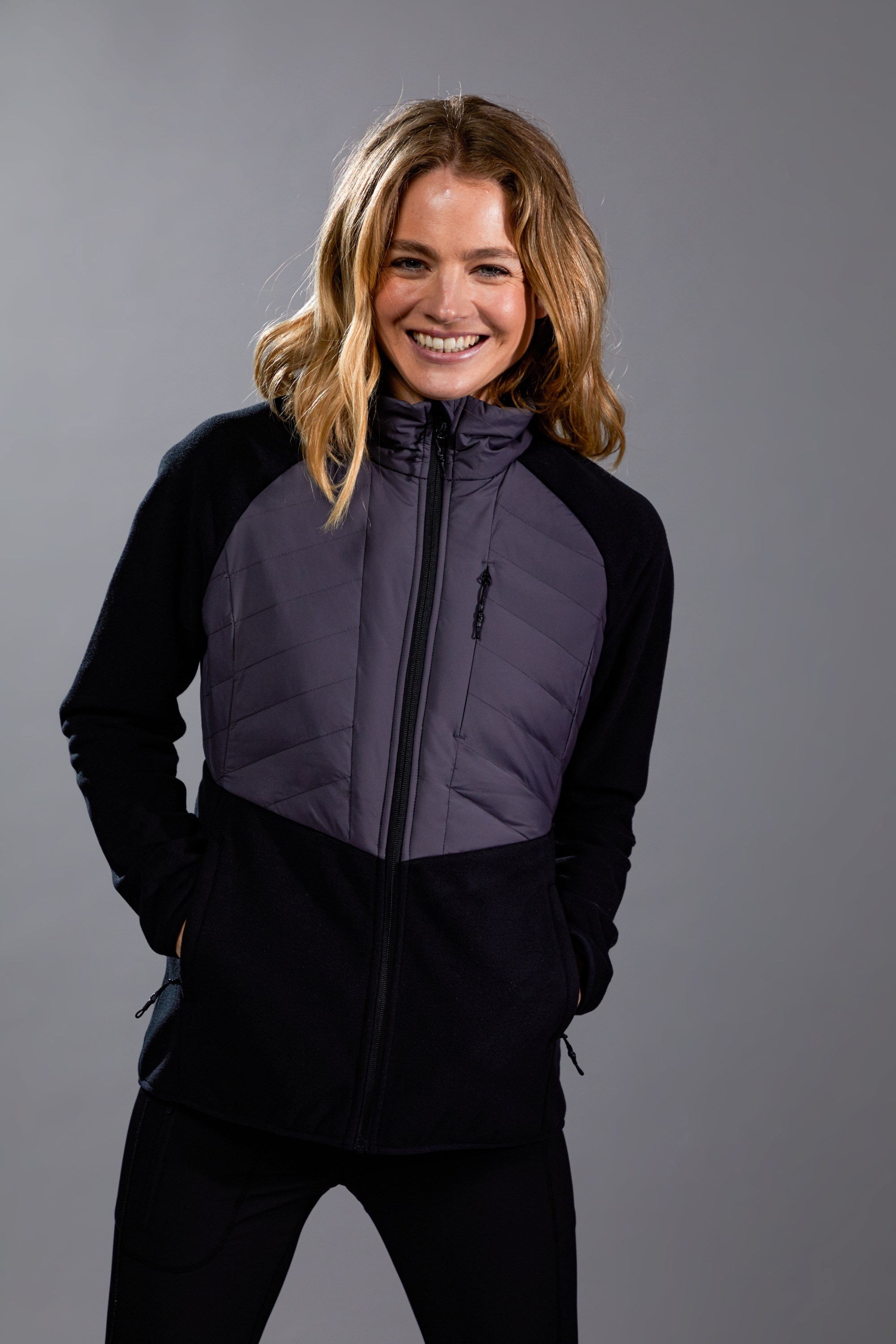 Grabsa Women Fit Ultra Soft Warm Lightweight Coat Full Zip Fleece Jacket
