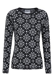 Patterned Womens Thermal Top
