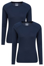 Talus Womens Thermal Top Multipack Navy