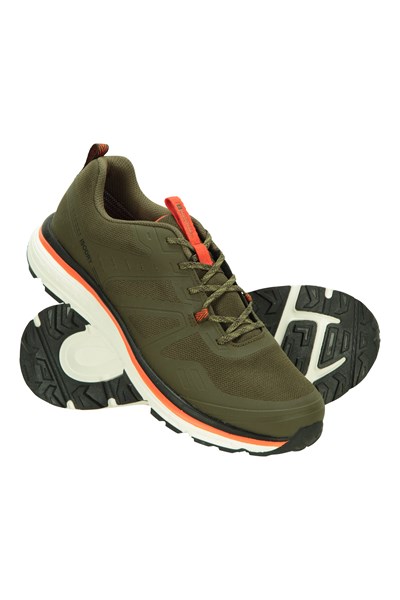 Accelerate Mens Waterproof Running Shoes - Green