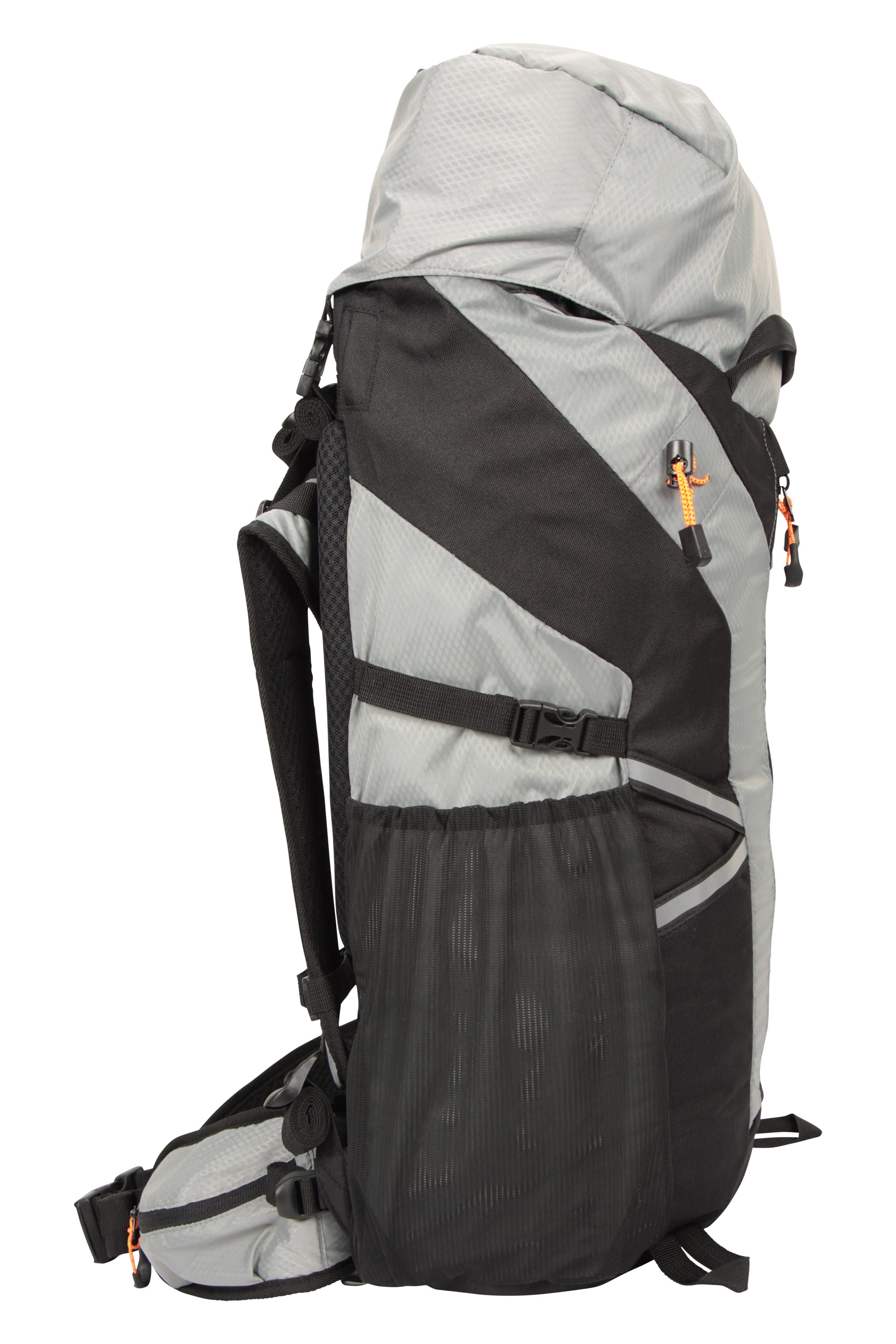 Mountain Warehouse Ultra Lightweight 45L Mid Backpack Rip-Stop Fabric Rucksack 
