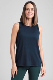 Womens Recycled Vest Top Navy