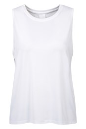 Womens Recycled Vest Top White