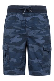 Pull-On Kids Camo Cargo Shorts Camouflage