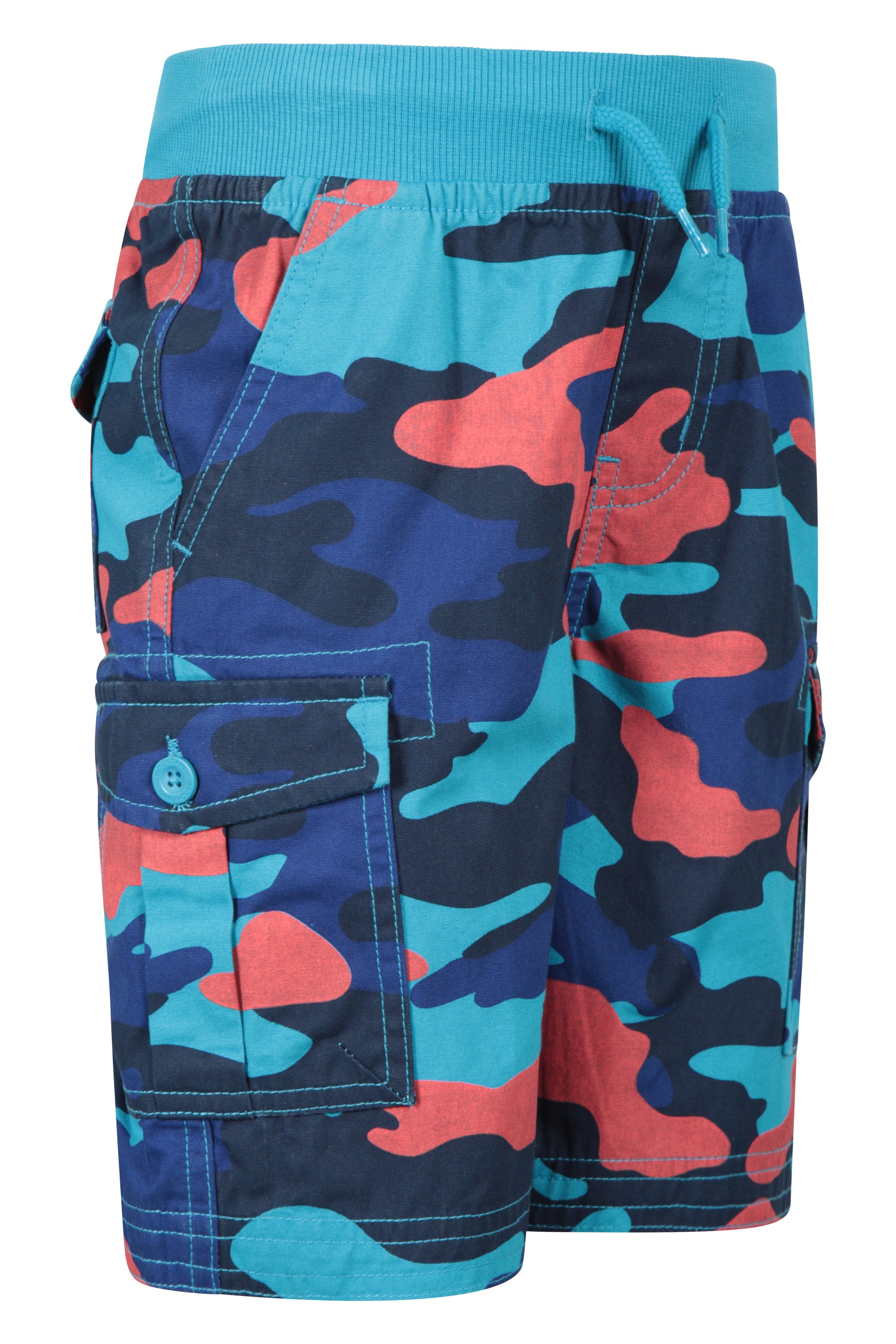 Keep Moving Lined Shorts - Blue Camo