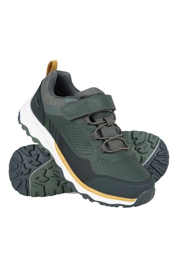 Wilderness Kids Waterproof Shoes Dark Khaki