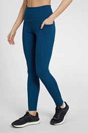 Leggings deportivos mujer Azul Teal Oscuro