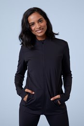 Active People Action Shot Womens Midlayer Black