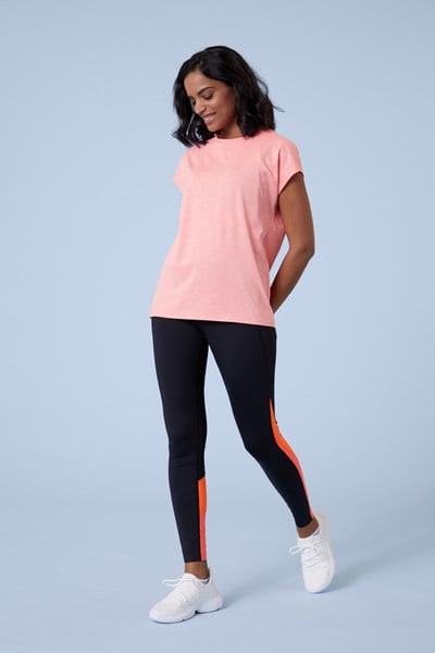 Active People Womens Cap Sleeve T-Shirt - Pink