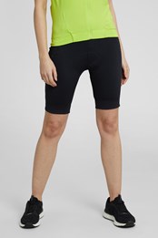 Pro Pantalones cortos de ciclismo mujer Negro