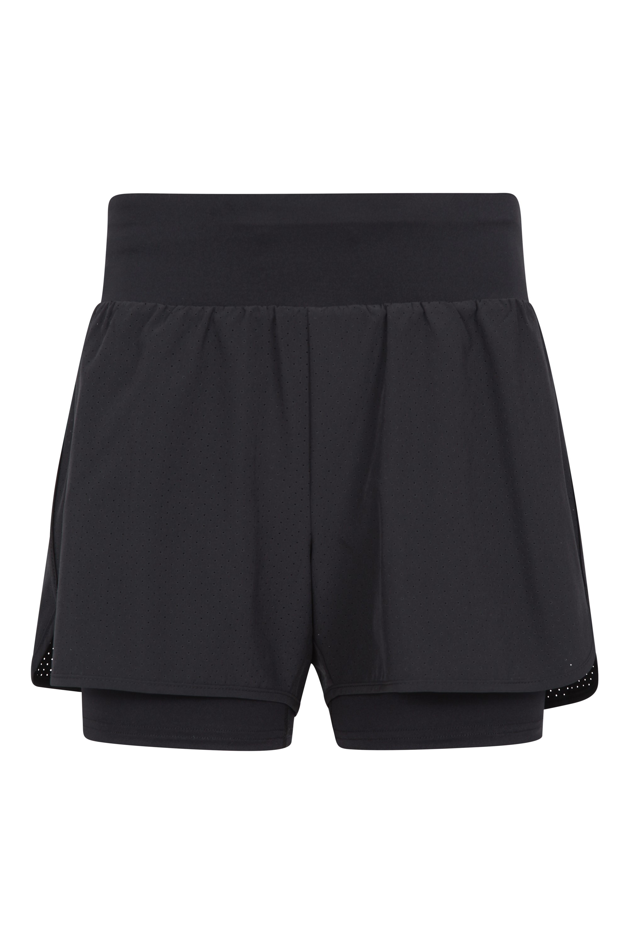 Double-Layer Womens Running Shorts