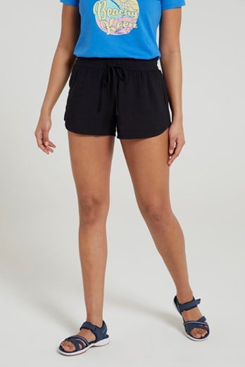 Vibe Womens Pull On Shorts Black
