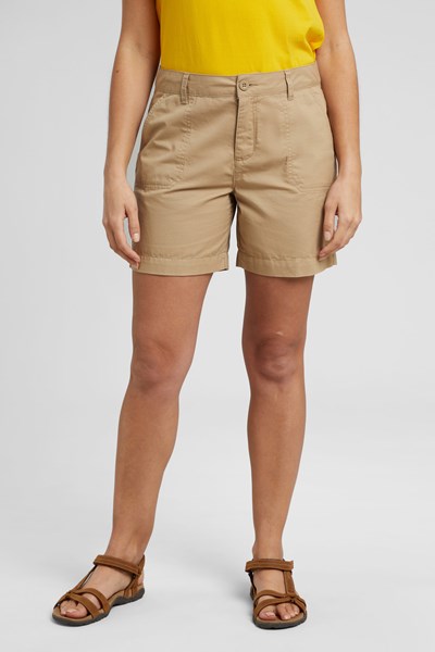 Bayside Organic Womens Shorts - Beige