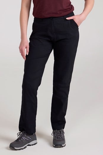Coastal Stretch Womens Trousers Black