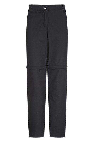 Quest Womens Zip-Off Trousers - Extra Short Length - Black