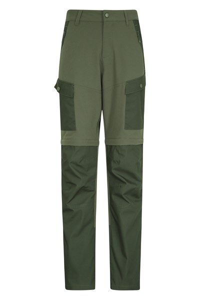 Expedition Womens Hybrid Zip-Off Walking Trousers - Green