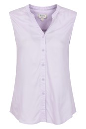 Amalfi Womens Sleeveless Shirt Lilac