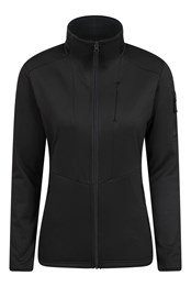 Juniper Tech Womens Full-Zip Fleece Jacket Black