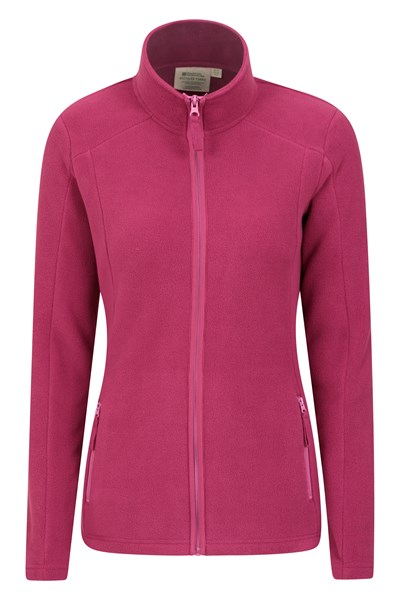 Recycled Womens Fleece Jacket - Pink