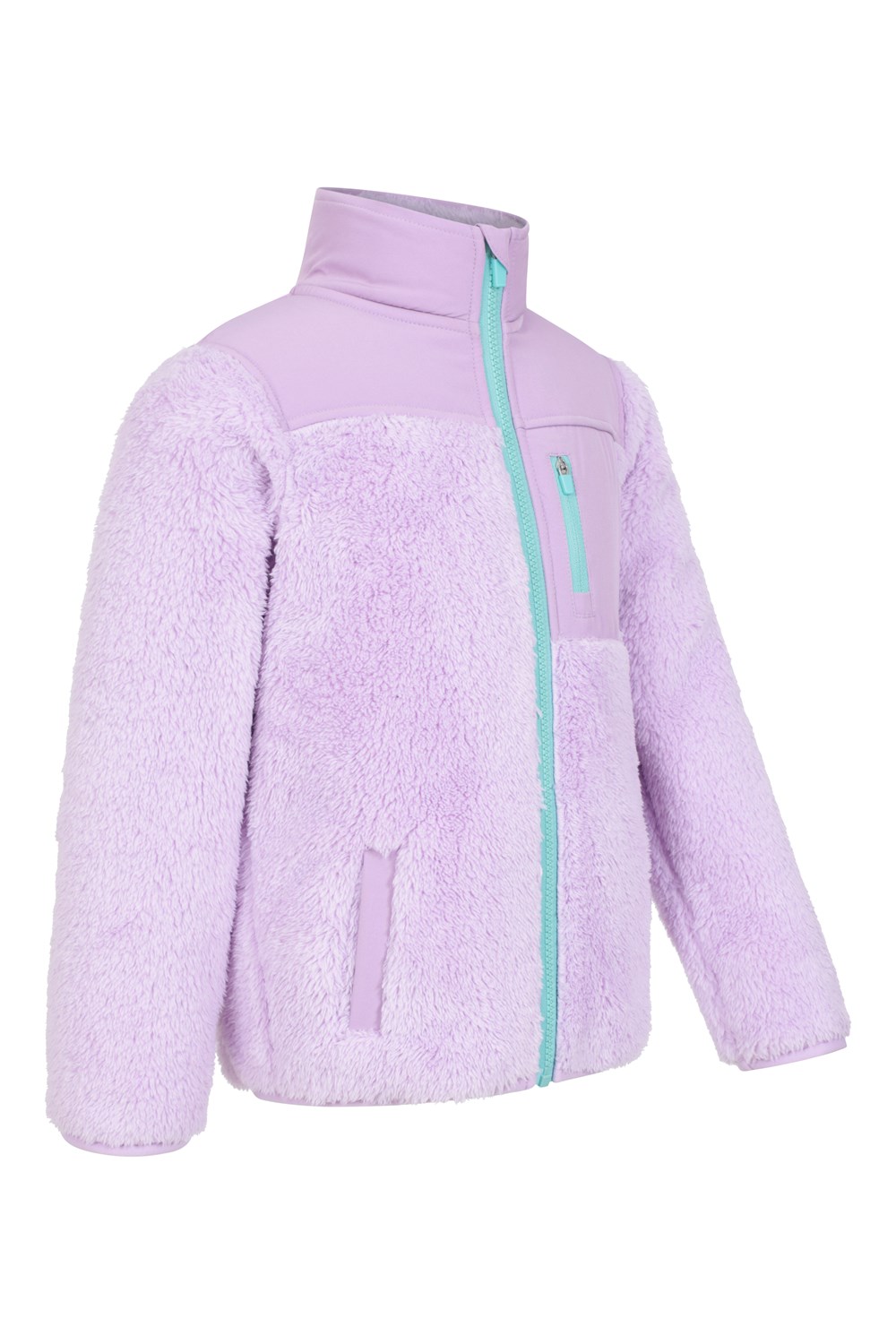 Mountain Warehouse Kids Cosy Fleece Jacket Children Lightweight Warm Fluffy Coat - Picture 11 of 23