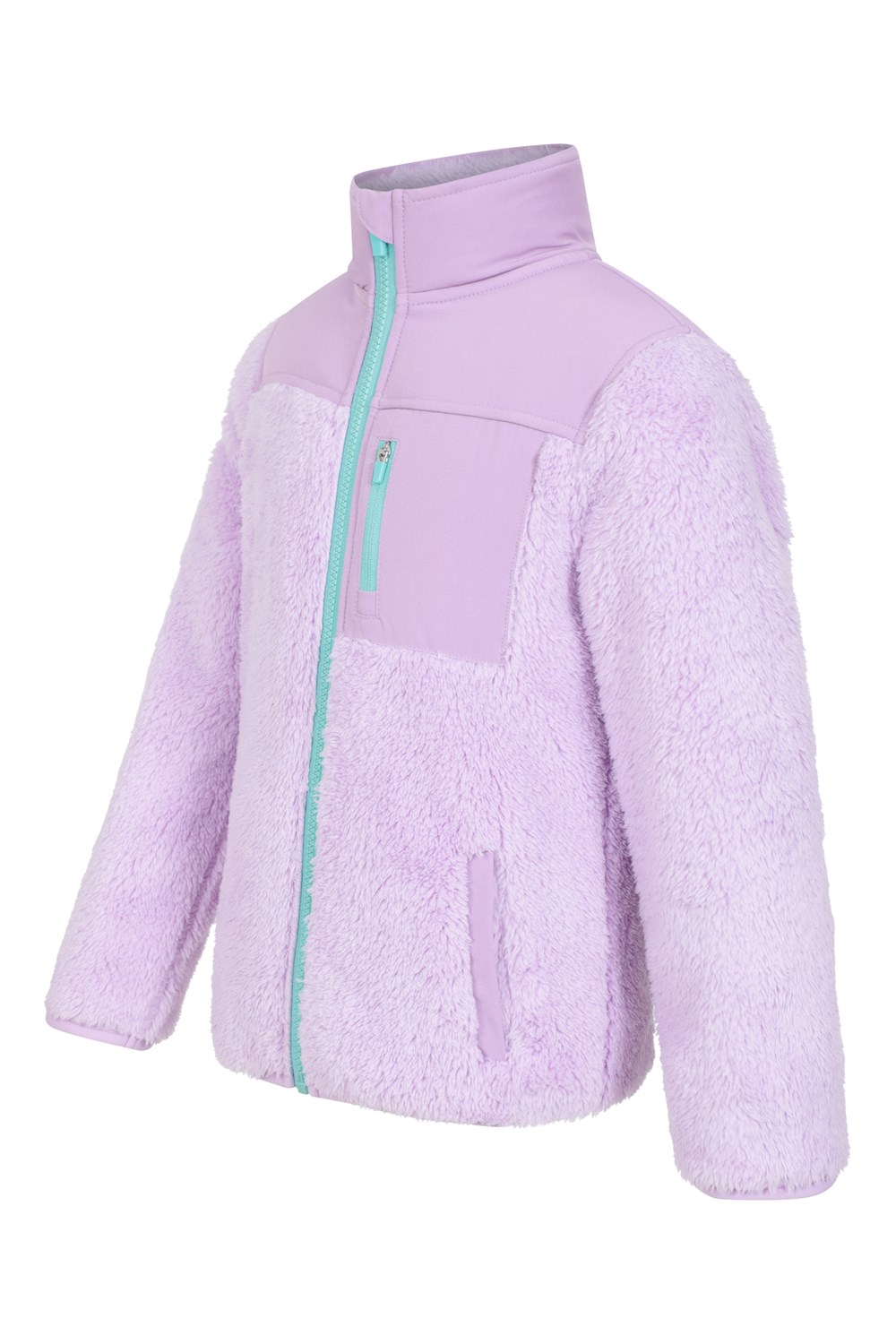Mountain Warehouse Kids Cosy Fleece Jacket Children Lightweight Warm Fluffy Coat - Picture 12 of 23
