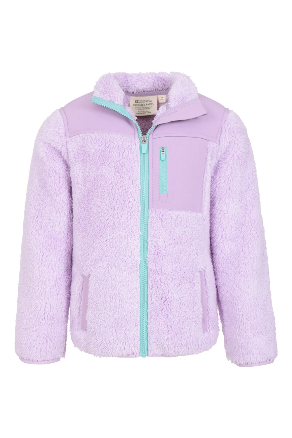 Mountain Warehouse Kids Cosy Fleece Jacket Children Lightweight Warm Fluffy Coat - Picture 14 of 23