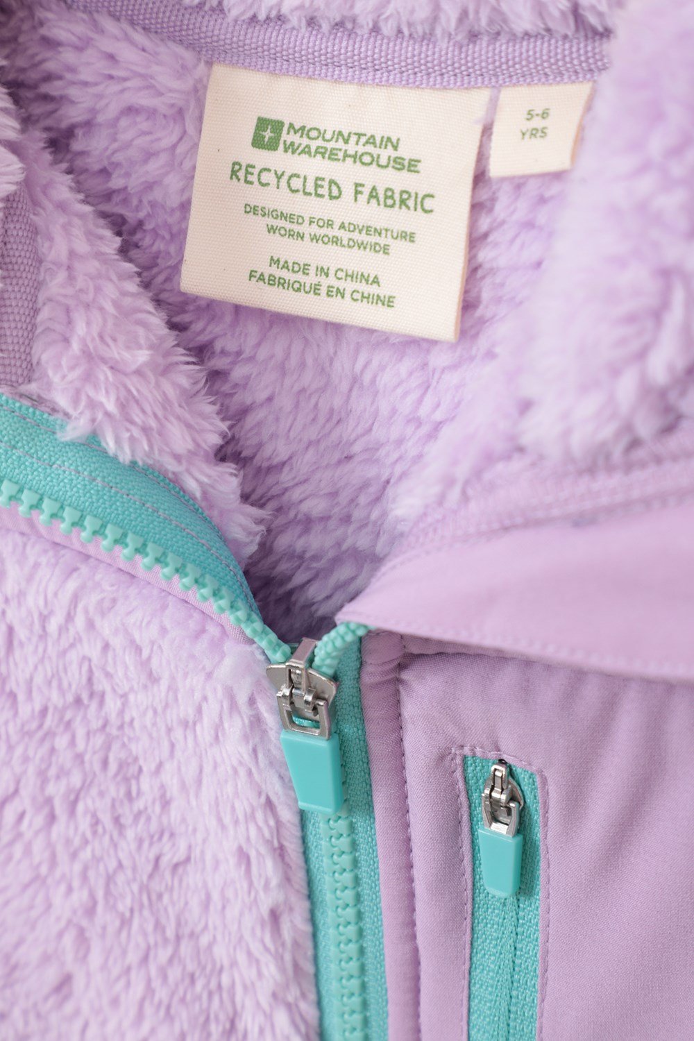 Mountain Warehouse Kids Cosy Fleece Jacket Children Lightweight Warm Fluffy Coat - Picture 15 of 23