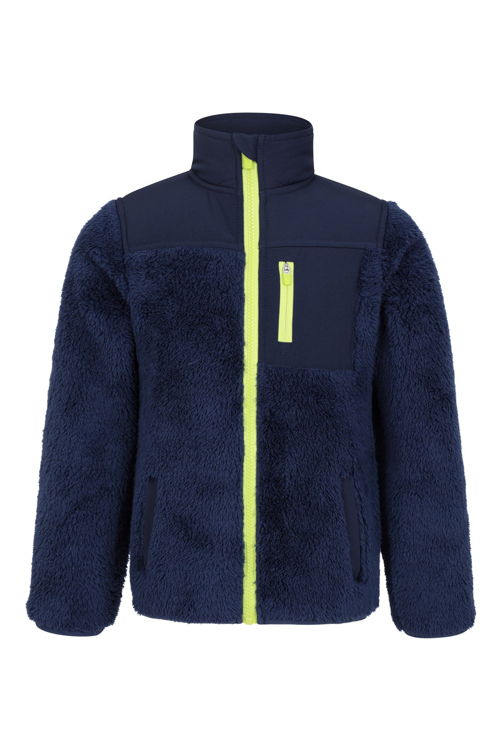 Mountain Warehouse Kids Cosy Fleece Jacket Children Lightweight Warm Fluffy Coat - Picture 18 of 23