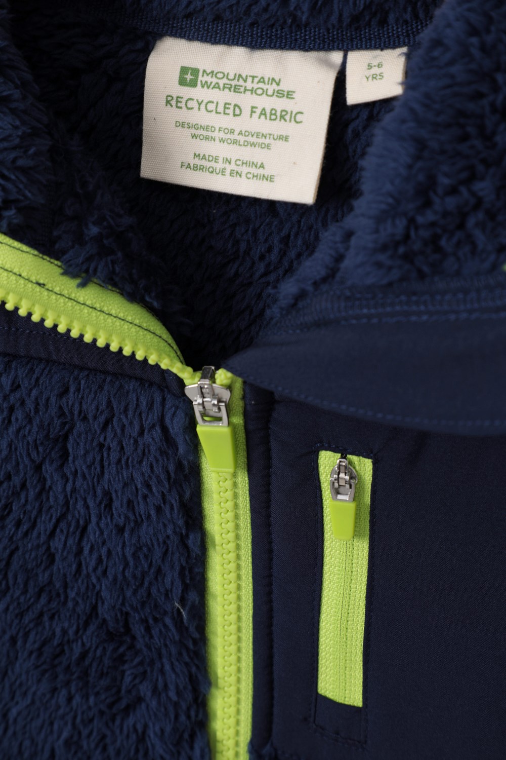 Mountain Warehouse Kids Cosy Fleece Jacket Children Lightweight Warm Fluffy Coat - Picture 23 of 23