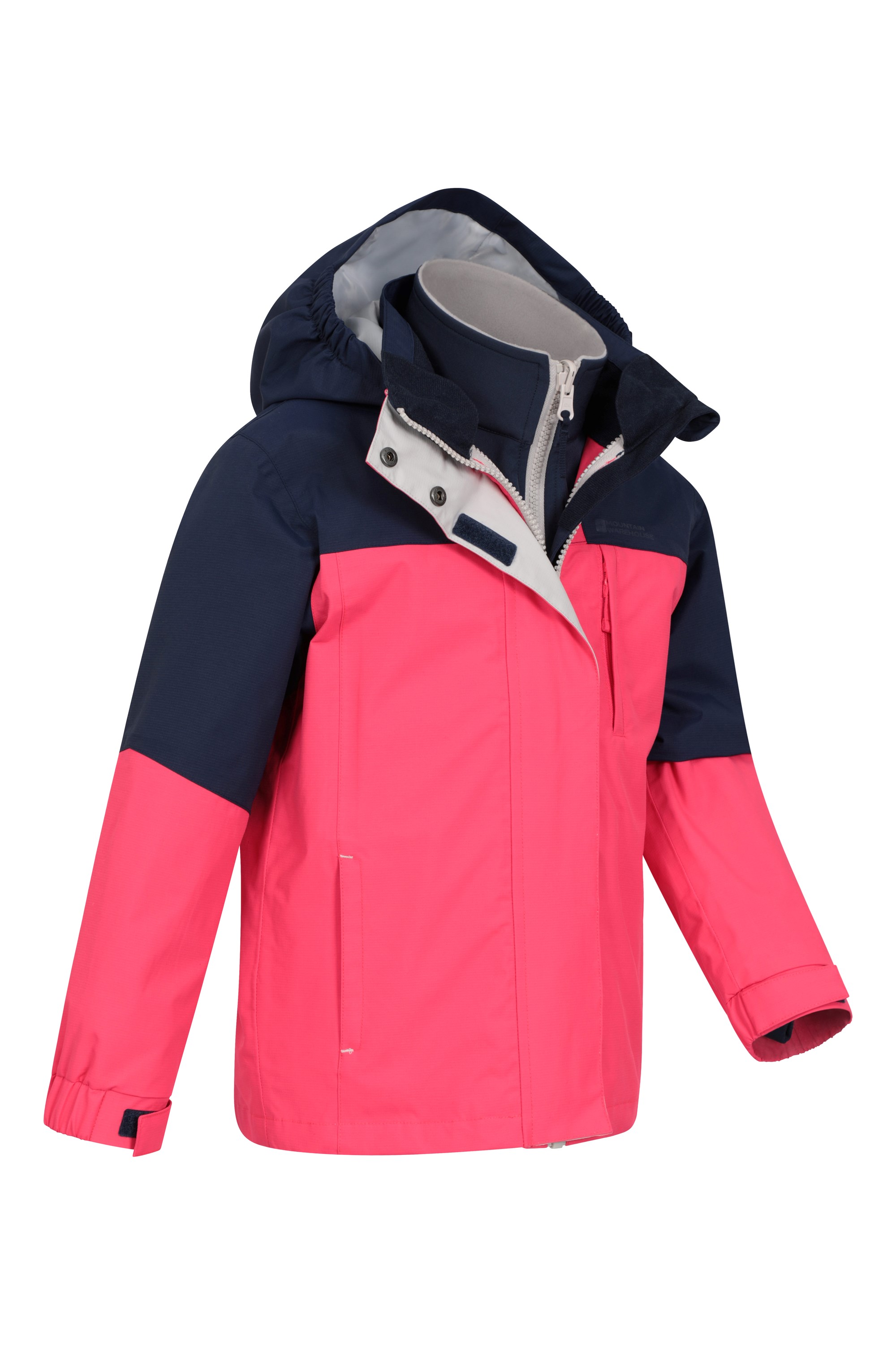 Details about   Mountain Warehouse Samuel Kids Jacket Water Resistant Boys Girls Parka Coat 